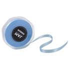 JAM Paper - Ruban de satin double face - 3/8" de large x 25 m - Bleu bébé-Quantité : Rouleau vendu à l'unité
