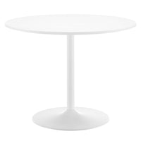 Modway - Amuse 40 po Table à manger, Blanc-Table à manger moderne