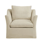 Modway - Somerset Mélange de lin Fauteuil - Lin-7