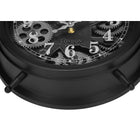 Monarch Specialties - Horloge - 12 po Rond - Mécanisme D'Engrenage - Noir - Transitionnel-Aucun assemblage n'est nécessaire, il suffit d'insérer 3 piles AA (non incluses) pour un ajout pratique et sans problème à votre décoration intérieure