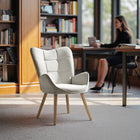 Homy Casa - Chaises d'accueil pour bureau - Tissu beige-Dimensions de l'article : 61 cm L x 72 cm P x 88 cm H, capacité de 250 lb.