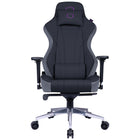 Cooler Master - Caliber X1C Chaise de jeu - Noir-Technologie de refroidissement de qualité supérieure : la technologie de tissu Cool-In utilise des particules de poudre de jade et un fil unique en forme d'étoile pour améliorer la dissipation de la chaleur et la respirabilité, offrant une température de 1 à 2 ° inférieure à celle des chaises de jeu ordinaires. En outre, la technologie du tissu Cool-In résiste aux rayures, à la poussière et est facile à nettoyer.