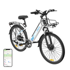 Gyrocopters - Vélo électrique Glacia pour adultes et adolescents - Vitesse 45 km/h - Autonomie (assistance) 93 km - Blanc-Des trajets plus rapides et sans effort (vitesse maximale débridée jusqu'à 45 km/h)