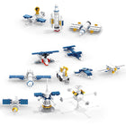 Contixo - Ensemble de blocs de construction de la station spatiale Aerospace Series - 573 pièces-L'aventure vous attend : que vous soyez un astronaute en herbe ou un passionné de construction de blocs, cet ensemble garantit des heures de jeu illimitées. Allumez une passion pour la découverte et laissez votre imagination s'envoler parmi les étoiles avec un mélange extraordinaire de plaisir, d'apprentissage et d'exploration cosmique !
