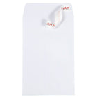 Jam Paper - Enveloppes colorées Open End avec fermeture autocollante, 15,2 x 23,8 cm l, Blanc, Paquet de 25-Nos enveloppes haut de gamme sont dotées d'une bande autocollante pour une fermeture rapide et facile