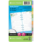 Day-Timer - Recharge datee Kathy Davis 2025 2 pages/semaine portable - 6 3/4 po H x 3 3/4 po l - bilingue-Format des pages : 6 3/4 po H x 3 3/4 po l
