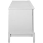 Modway - Isle 47 po Meuble TV, Blanc-Construction en panneaux de particules et MDF