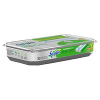 Swiffer - Recharges de lingettes humides multi-surfaces Sweeper Heavy Duty - Paquet de 10-Decompose la salete et detache les saletes tenaces et collantes