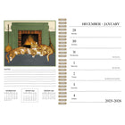 Lang - 2026 American Cat Planificateur Spirale Engagement Hebdomadaire - 15,57 L cm x 22,86 cm H - Anglais-Papier de qualité supérieure