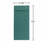 JAM Paper Enveloppes commerciales no 10, 4,13 x 9,5 po, bleu sarcelle, 500/paquet-4