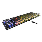 Turtle Beach - Vulcan TKL Clavier gaming RGB mécanique compact-L'introduction d'un câble USB-C amovible offre aux utilisateurs une plus grande portabilité et la possibilité d'utiliser un câble personnalisé. Le stockage intégré d'un profil de tournoi vous permet de bénéficier de performances optimales à la maison comme ailleurs
