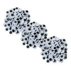 Creativity Street - Yeux Wiggle - Noir - 20 mm - 3 Paquets de 100-Taille : 20 mm