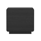 Manhattan Comfort - Table de nuit moderne contemporain Chrystie 26" à 2 tiroirs - Noir - Lot de 2-Garantie limitée du fabricant de 30 jours