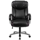 Flash Furniture - Fauteuil de direction à pivot, série Hercules pour tailles fortes, avec siège très large, noir (GO2092M1BK)-Siège rembourré en mousse épaisse de 6 pouces