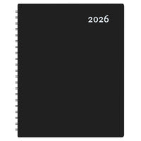 Socadis - W. Maxwell Agenda 2026 Maxi - 8.5 po x 11 po - Noir - Bilingue-Janvier à décembre 2026