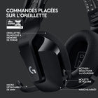 Logitech - Casque gaming sans fil LIGHTSPEED G733 avec bandeau de suspension - Noir-Des filtres de micro avancés offrent un rendu plus riche, plus net et plus professionnel à votre voix. Personnalisez votre casque avec le logiciel G HUB pour un son parfaitement ajusté.