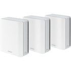 ASUS - Routeur extensible intelligent AiMesh tri-bande ZenWiFi BT6 - Paquet de 3-Le WiFi 7 tribande atteint des vitesses allant jusqu'à 9,4 Gbit/s avec le WiFi 6 GHz, le MLO et le 4K-QAM