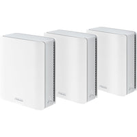 ASUS - Routeur extensible intelligent AiMesh tri-bande ZenWiFi BT6 - Paquet de 3-Le WiFi 7 tribande atteint des vitesses allant jusqu'à 9,4 Gbit/s avec le WiFi 6 GHz, le MLO et le 4K-QAM