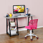 Chaise de Bureau pour Adolescent Homy Casa – Rose-Dimension de l'article : 15,7 po x 17,7po x 29,5-34,2 po