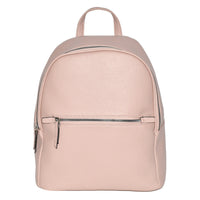Nicci - Sac à dos avec poche avant zippée - Rose pale-Bretelles de sac à dos réglables