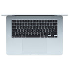 Apple - MacBook Air 15,3" avec Touch ID (2025) - Apple M4 - 16 Go RAM - 512 Go SSD - Bleu ciel - Français-Écran Liquid Retina 15,3" 2880 x 1864
