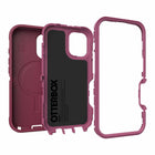 OtterBox - Coque Defender Pro avec MagSafe pour iPhone 16 - Rouge Foxberry-Contrôle maximal, sans compromettre la protection