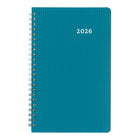 Blueline - 2026 Agenda hebdomadaire DuraFlex avec couverture texturée extra robuste - 8 po x 5 po - Couleurs assorties - Bilingue-Calendriers de référence du mois précédent, du mois courant et des deux suivants sur chaque page double