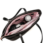 Swissdigital - KATY ROSE NG Sac fourre-tout Noir avec lumière LED-TISSU HYDROFUGE : Aide à protéger de la pluie légère à modérée.