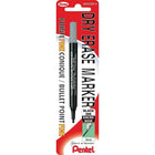 Pentel - Marqueur à pointe fine à effacement sec, noir-Marqueur à effacement sec