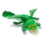 Hex Bots - Dragon télécommandé - Couleurs assorties-“CRACHE” DU FEU Regardez ce dragon barbu glisser sur le sol, rugir et souffler un feu LED lumineux, parfait pour stimuler l’imagination et offrir une expérience sensorielle captivante.