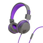 JLab - Audio Écouteurs JBuddies Studio Over Ear Pliant Enfants - Violet-Les écouteurs Rewind fournissent 12 heures de lecture, notre son EQ³ personnalisé et toutes les commandes dont vous avez besoin