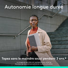 Logitech - Keys-To-Go 2, clavier Bluetooth portable pour tablette avec coque intégrée - Graphite-Trois ans d'autonomie: autonomie longue durée jusqu’à 3 ans pour une frappe sans souci, le clavier sans fil portable Keys-To-Go 2 est fourni avec des piles bouton préinstallées