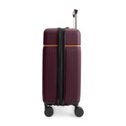 Bugatti - Valise de cabine à coque rigide 21.50po de la collection Cannes - Figue-Poignée supérieure renforcée avec garniture en PU