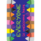 Ashley Productions - Smart Poly Tapis de souris pour ordinateur - 8" x 10" - Tout le monde est le bienvenu ici - Crayons - Paquet de 6-Transformez votre bureau en un lieu d'encouragement et de productivité - commandez votre tapis de souris avec une citation positive dès aujourd'hui!