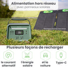 Yoshino - B330 SST Centrale électrique continue portable à semi-conducteurs de 330 W-CONCEPTION COMPACTE RÉCOMPENSÉE - Une seule cellule à semi-conducteurs détient plus du double de la capacité d’une cellule de batterie LiFePO4. Cela maximise l’efficacité énergétique dans une unité plus petite, plus légère et plus compacte. Pourquoi transporter du matériel lourd, avec Yoshino, vous n'êtes pas obligé de le faire.