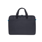 Rivacase - Regent Sacoche pour ordinateur portable 15,6 po, noir -La sacoche ultra fine et compacte d'entrée de gamme est compatible avec les ordinateurs portables dotés d'un écran allant jusqu'à 15,6 pouces