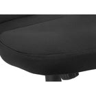 Monarch Specialties - 7248 Chaise De Bureau Multi-Position- Noir/Tissu Noir/-Hauteur du siège: 18,5 po à 21,5 po H; dimensions du siège: 19,5 po L x 19 po P; capacité de poids: 330 lb