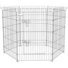 PawHut - Parc pour chien, parc pour chiot - 8 panneaux clôture d’exercice pour animaux-S'installe rapidement sans outils pour une installation simple et rapide 