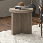 Hudson&Canal - Table d'appoint ron Holm 22" L - Chêne gris vieilli-Nettoyer avec un chiffon doux et sec, sans produits chimiques agressifs ni produits de nettoyage abrasifs