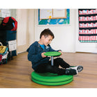 Learning Advantage - The Freckled Frog Whizzy Dizzy - Jouet assis et tournant-Tournez librement: Les roulements à billes métalliques entre les deux disques permettent une rotation libre douce et continue.