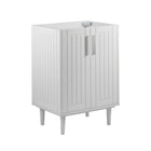 Modway - Augusta 24" Armoire de toilette de salle de bain (lavabo non inclus) - Blanc-Vanité de salle de bain moderne