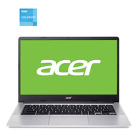 Acer - Chromebook 14 po 314 FHD avec 3 mois d'abonnement à Google AI Pro - Intel Celeron N4500 - 64 Go eMMC - 4 Go RAM - Chrome OS - Argent pur-Processeur bicoeur Celeron N4000 d’Intel (jusqu’à 2,6 GHz)
