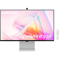Samsung - Moniteur ViewFinity S9 S90PC 5K de 27 pouces avec affichage mat, Design ergonomique et Appareil photo SlimFit 4K - LS27C900PANXZA-Avec une haute résolution 5K, le moniteur ViewFinity S9 fournit une toile plus grande pour des détails incroyables et une véritable représentation des couleurs