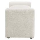 Modway - Waverly Tissu Boucle Banc - Ivoire-Livré entièrement assemblé