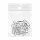 KL Rubber - Sac refermable en polyéthylène avec trou de suspension - 2 Mil - 1,75 x 2 po - paquet de 1000-6
