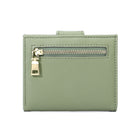 Champs - Porte-cartes à rabat Iconic - Vert-Fermeture éclair en métal doré et tirettes décoratives