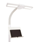 OttLite - Lampe sur pied LED à double teinte avec support pour tablette et chargeur USB - Blanc-Maximum de 1175 lumens