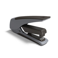 Agrafeuse Staples One-Touch Alloy Plus de luxe en métal à plat, pleine cartouche, capacité de 30 feuilles, noir chrome-Exige 65 % moins d’effort que les agrafeuses de bureau traditionnelles