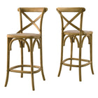 Modway - Gear Tabouret de comptoir - Naturel-8