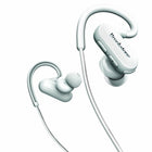 Écouteurs Bluetooth sans fil Brookstone AirFlex Athletic - Blanc-Les crochets d'oreille antidérapants Comfort-Fit sont parfaits pour tous les exercices